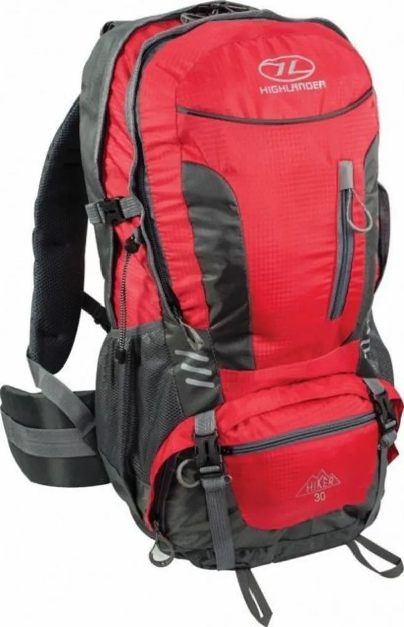 Highlander Hiker 30 Rucksack - Red-1
